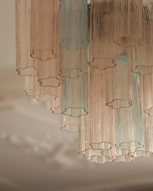 Chandelier Sakura pink & blue - medium