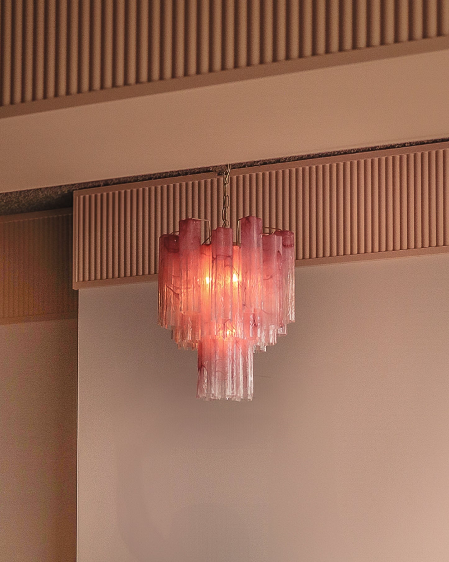 Chandelier Sakura alabaster pink - small