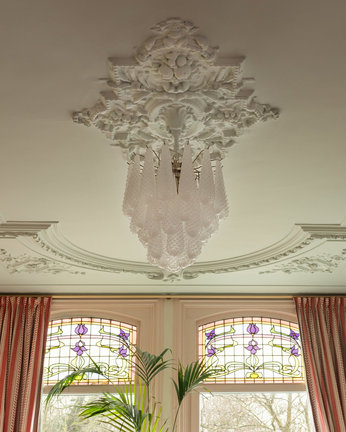 Chandelier Coco white - small