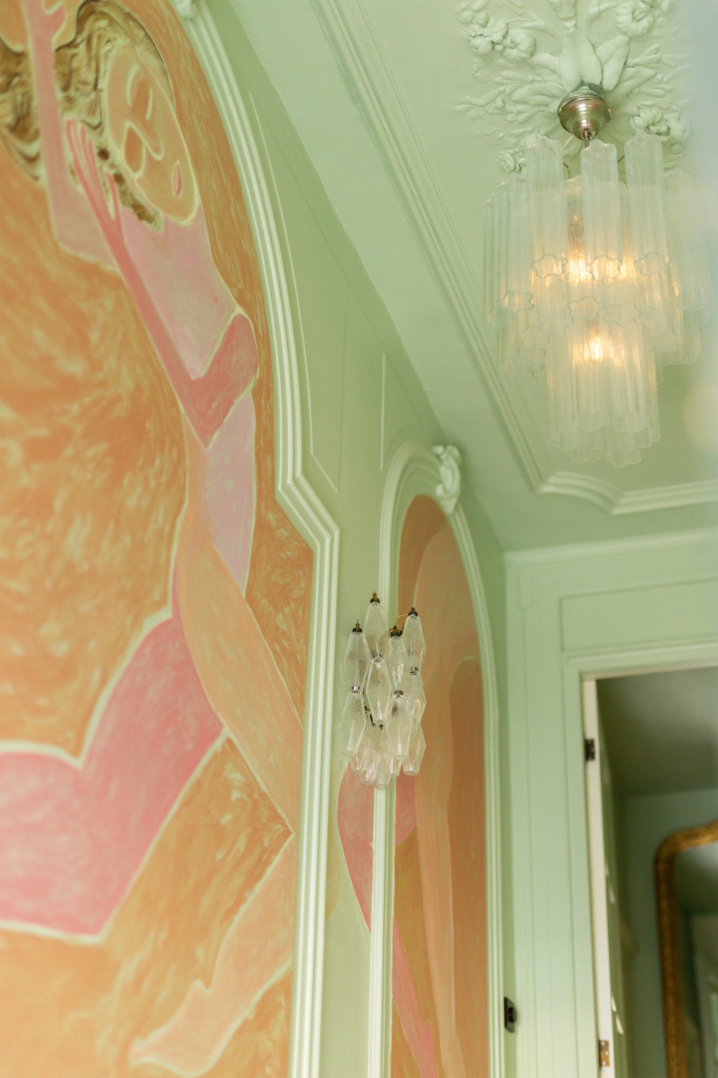 Chandelier Sakura transparant - small