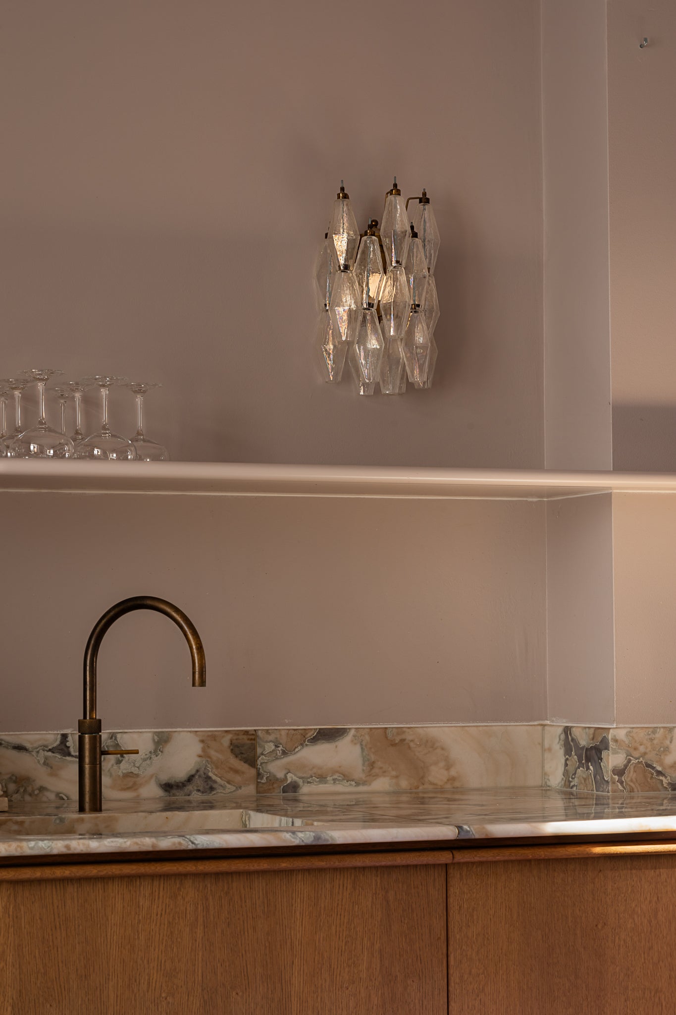 Wall light Chloe transparant