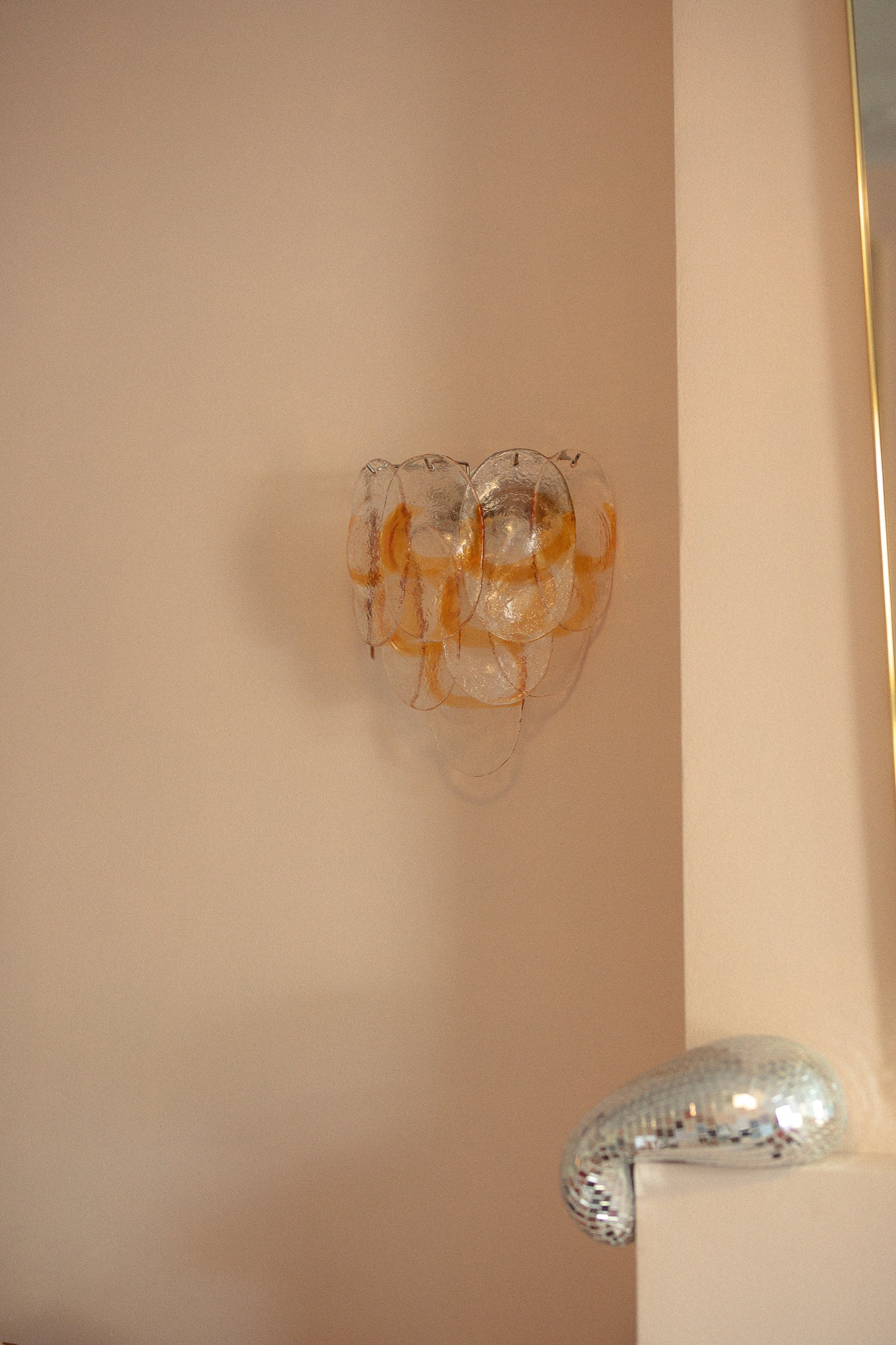 wall light Celeste amber - medium