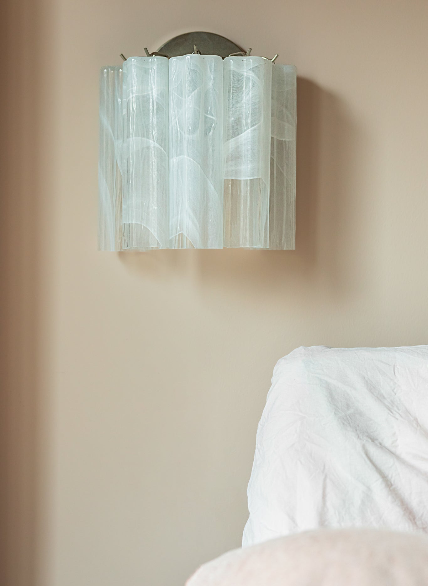 Wall light Sakura alabaster white - small
