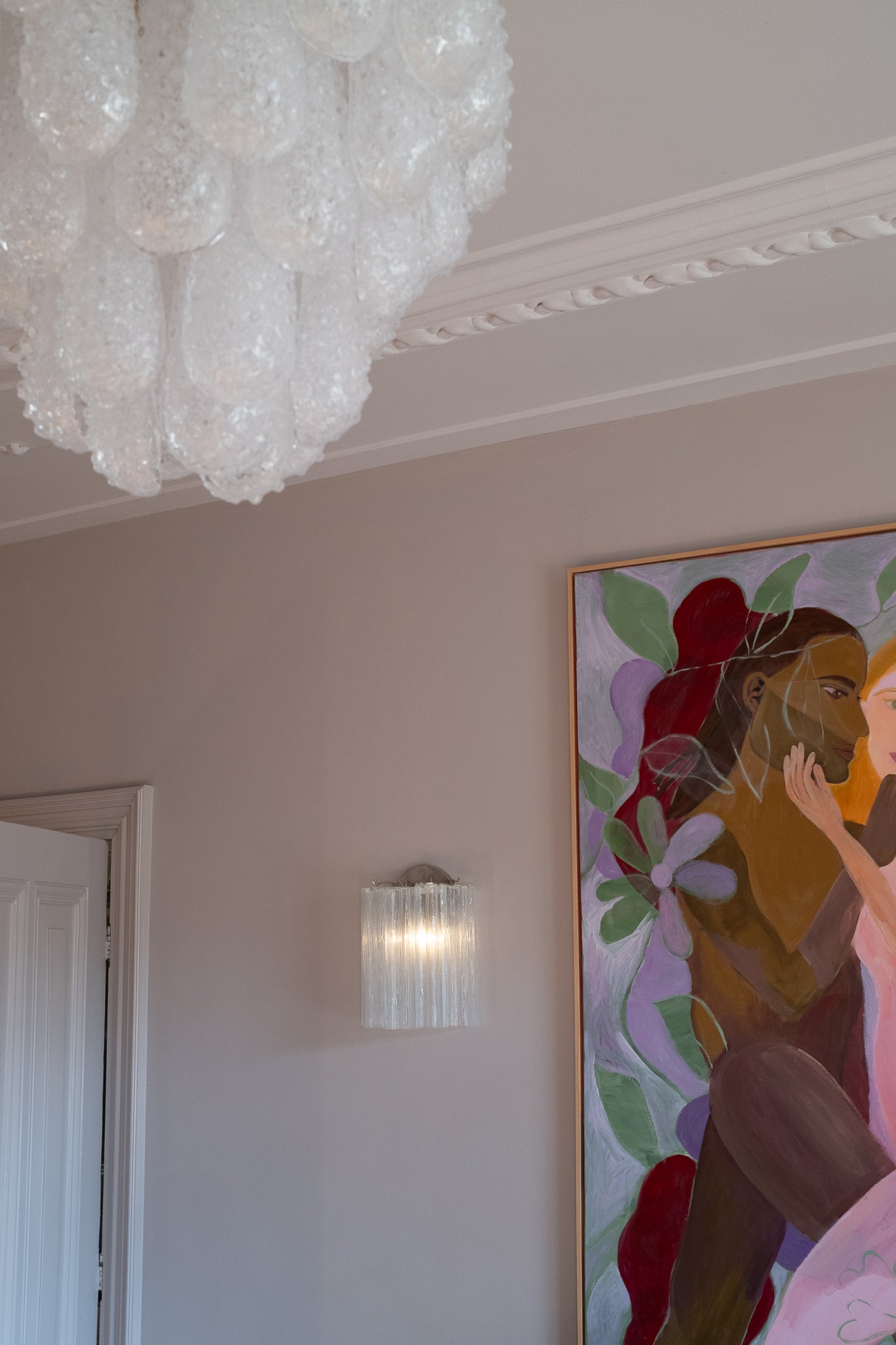 Wall light Sakura transparant - medium