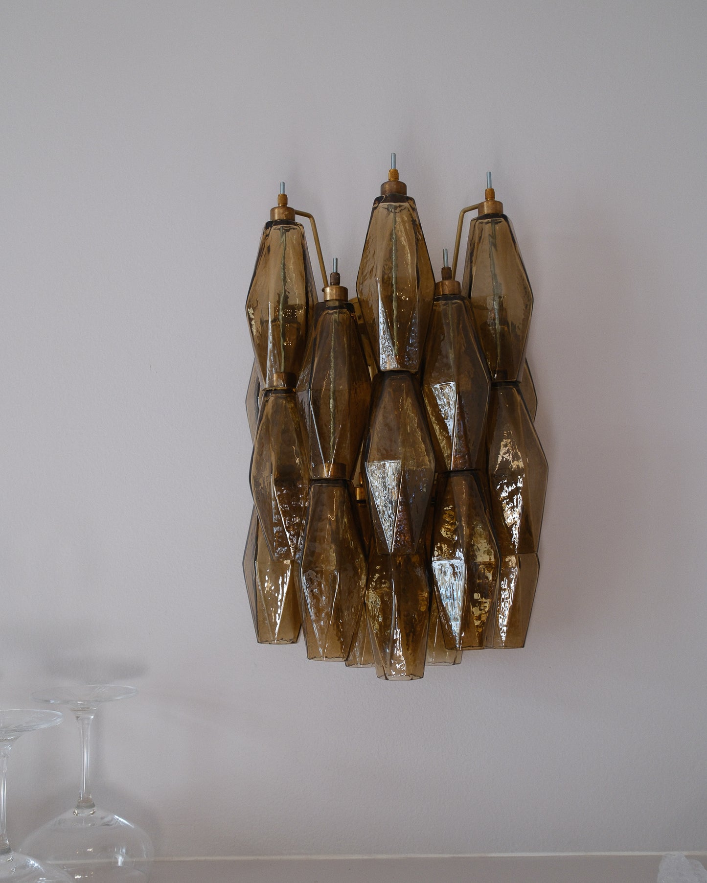 Wall light Chloe brown