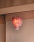 Chandelier Sakura alabaster pink - small