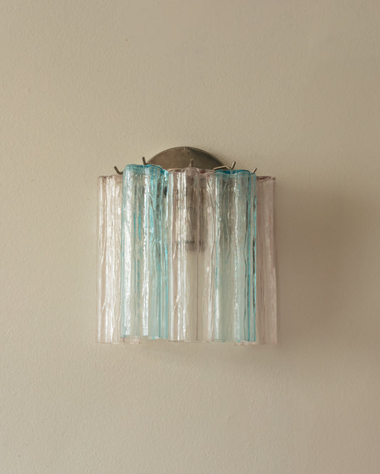 Wall light Sakura pink & blue - small