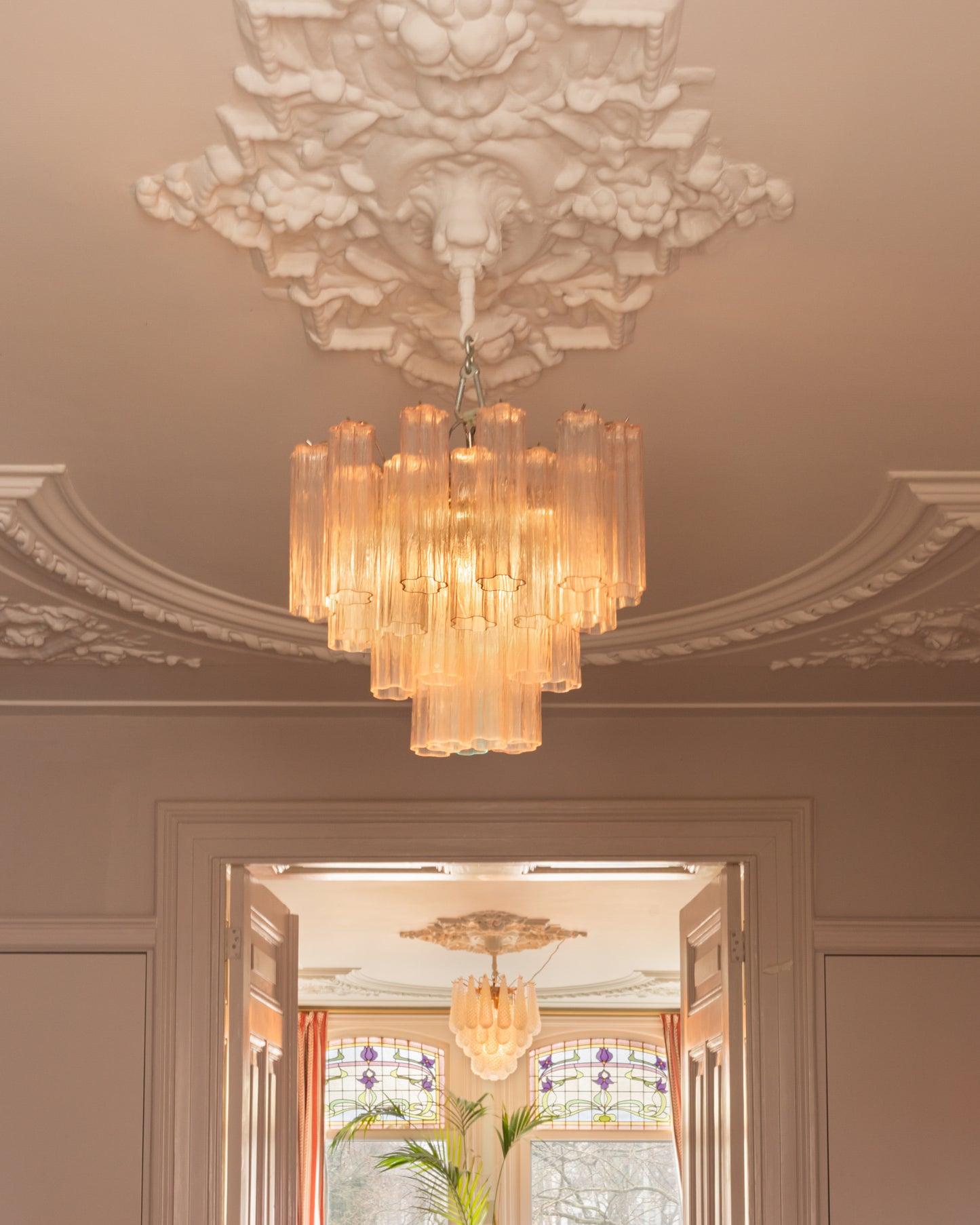 Chandelier Sakura pink -  medium