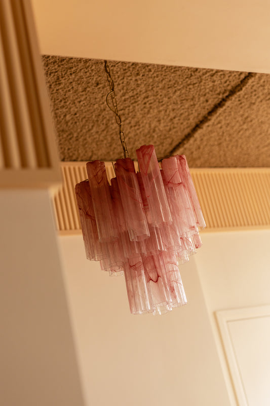 Chandelier Sakura alabaster pink - small