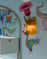 Wall light Chloe amber