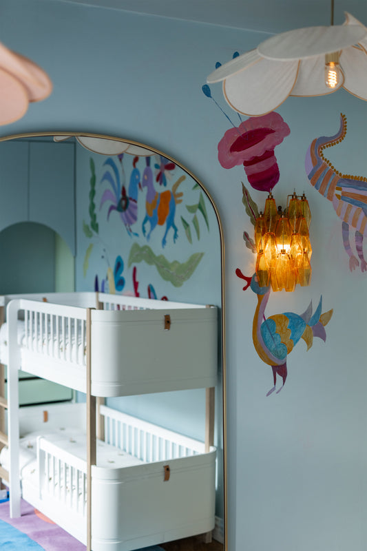 Wall light Chloe amber