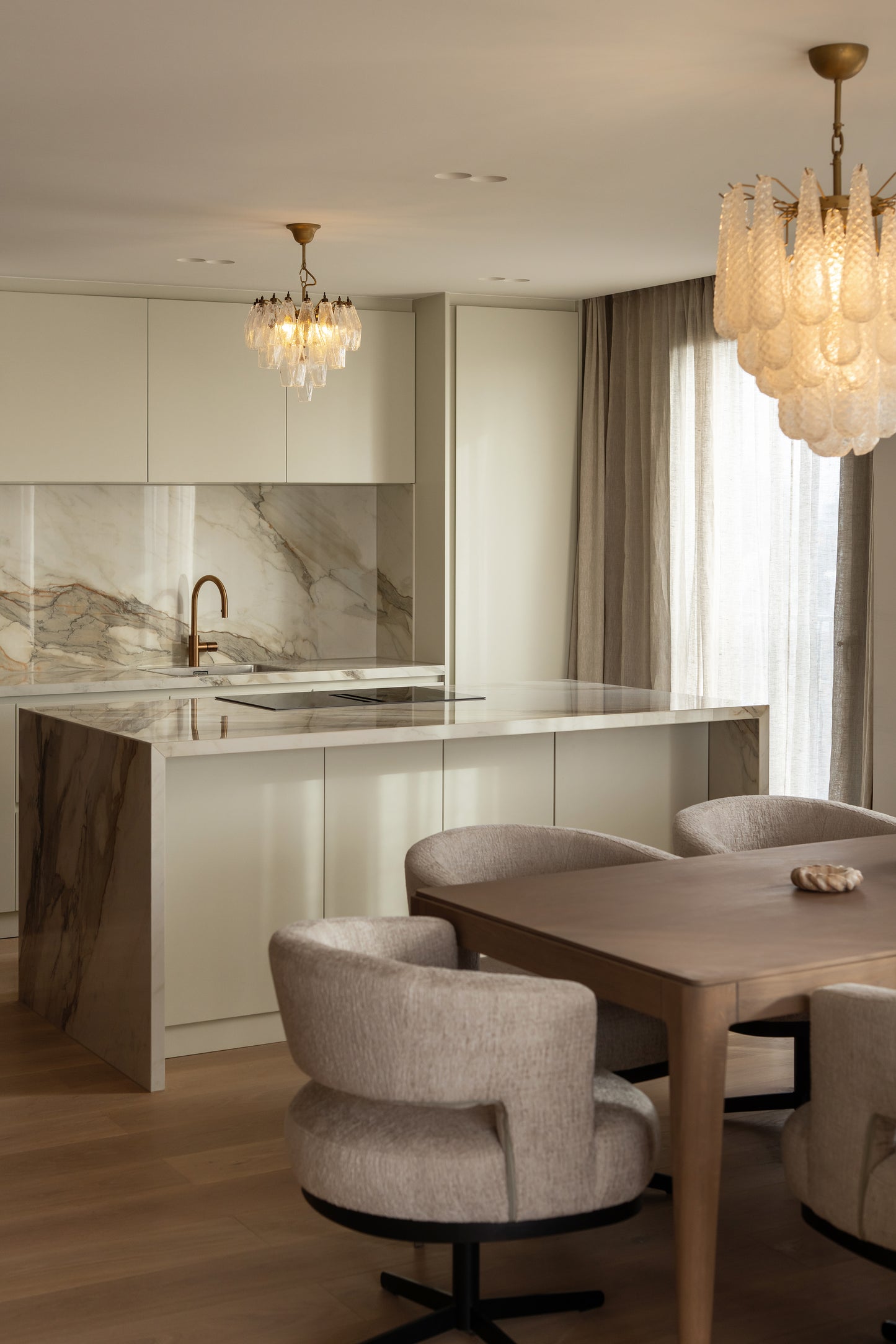 Chandelier Chloe transparant - petite