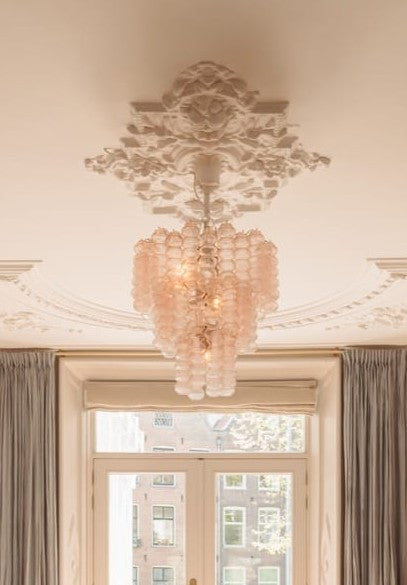 Chandelier Bubble pink -  medium