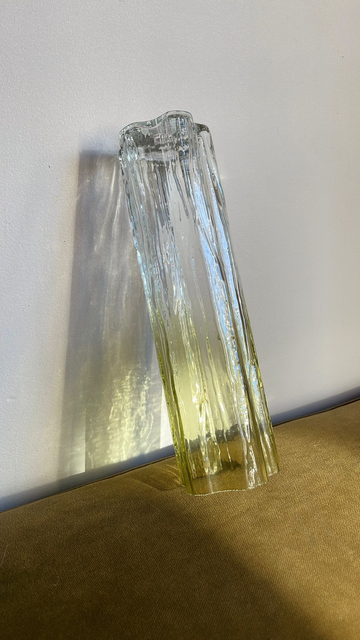 Chandelier Sakura green to transparant - small
