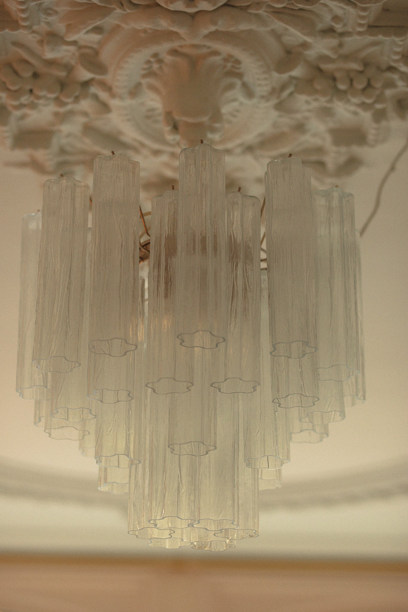 Chandelier Sakura transparant -  large