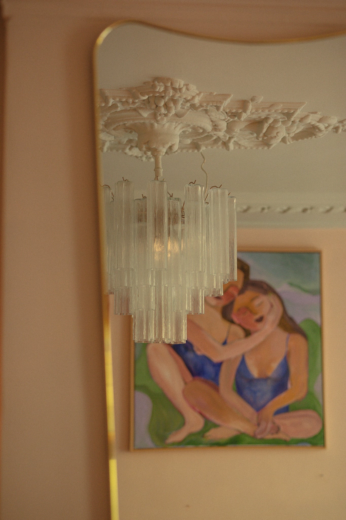 Chandelier Sakura transparant -  large