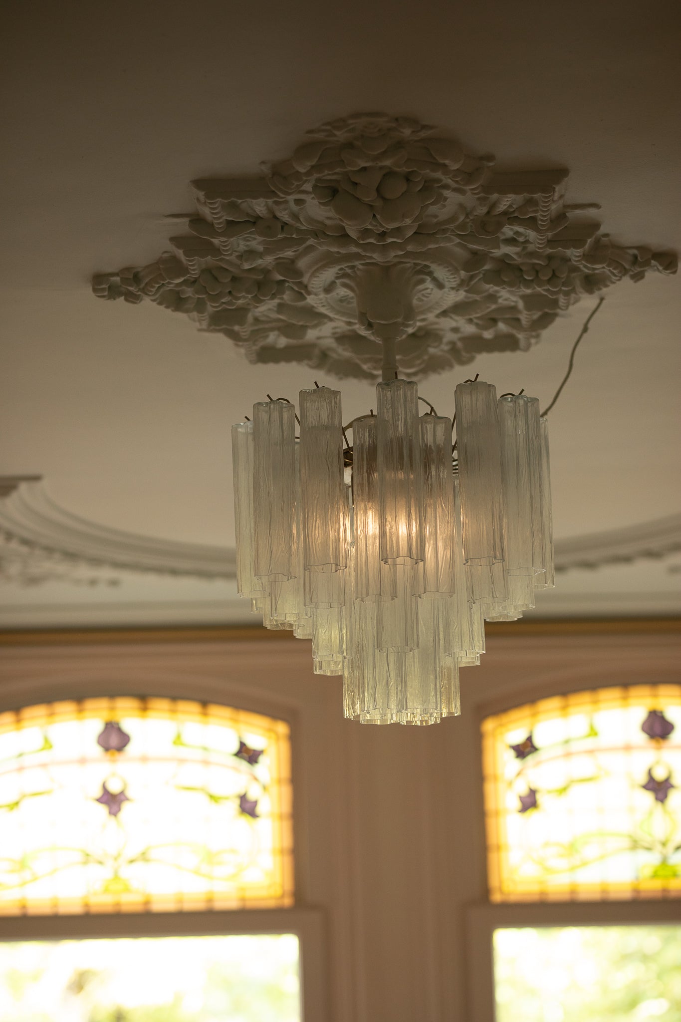 Chandelier Sakura transparant -  large