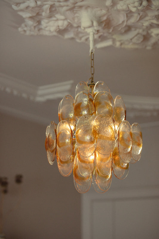 Chandelier Celeste amber - medium
