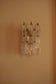 Wall light Chloe pink & transparant