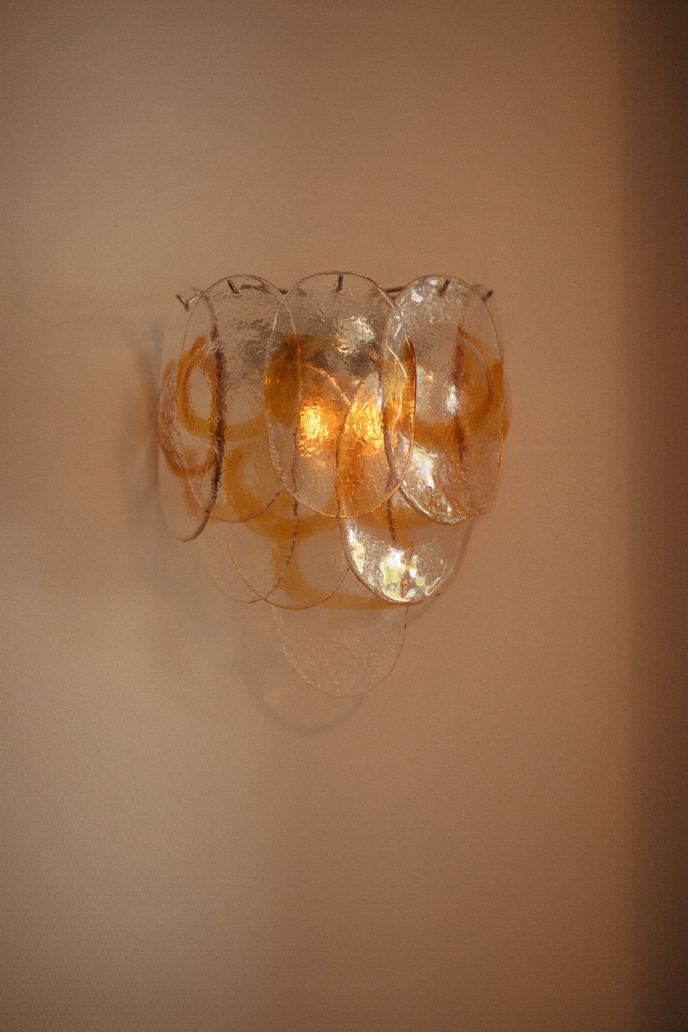 wall light Celeste amber - medium
