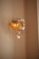 wall light Celeste amber - medium