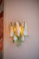 wall light Caia green & white - small