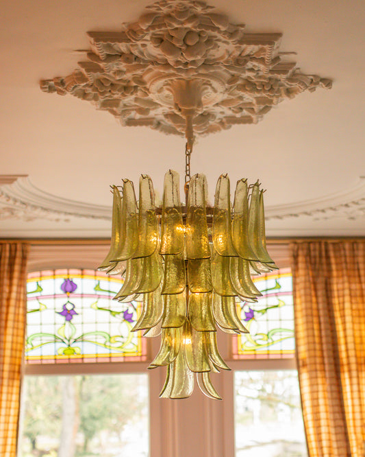 Chandelier Willow green - large