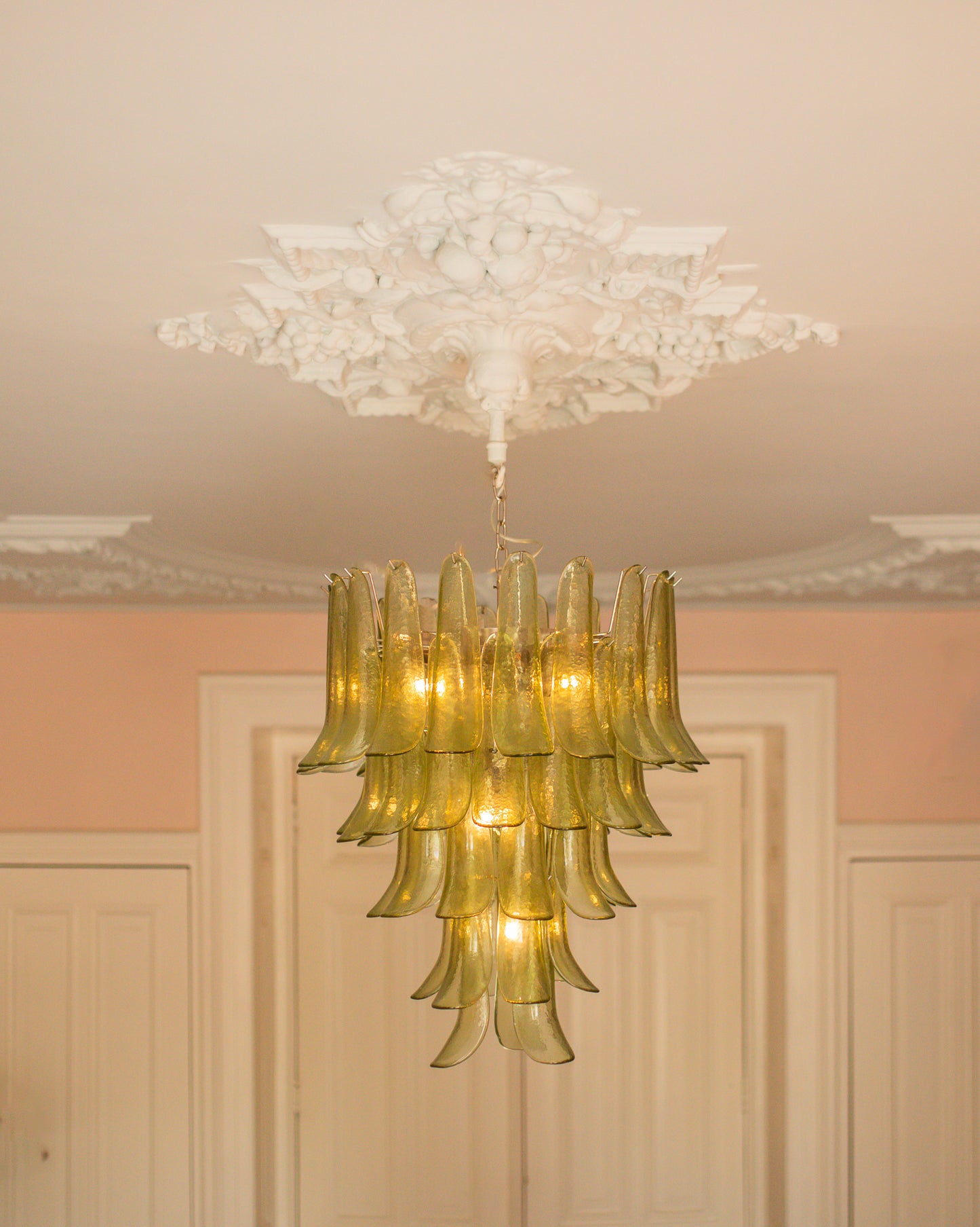 Chandelier Willow green - large