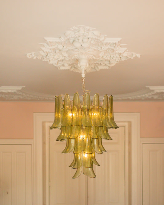 Chandelier Willow green - large