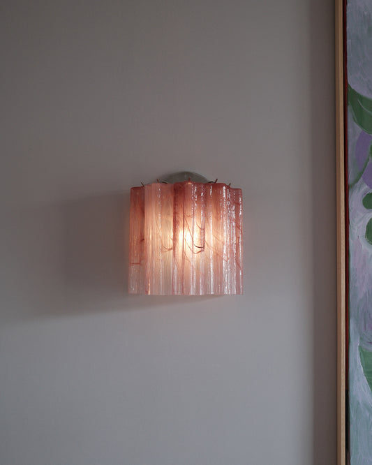 Wall light Sakura alabaster pink - small