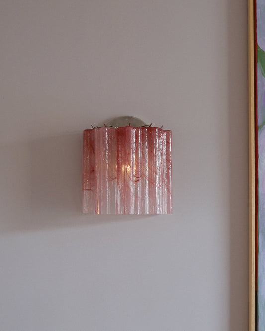 Wall light Sakura alabaster pink - small