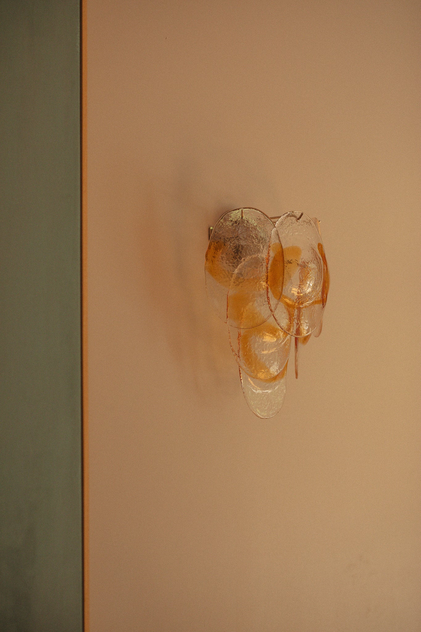 wall light Celeste amber - small