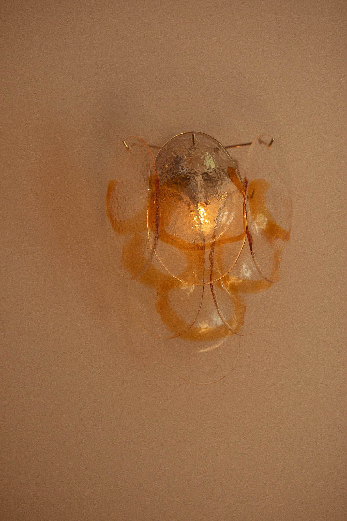 wall light Celeste amber - small