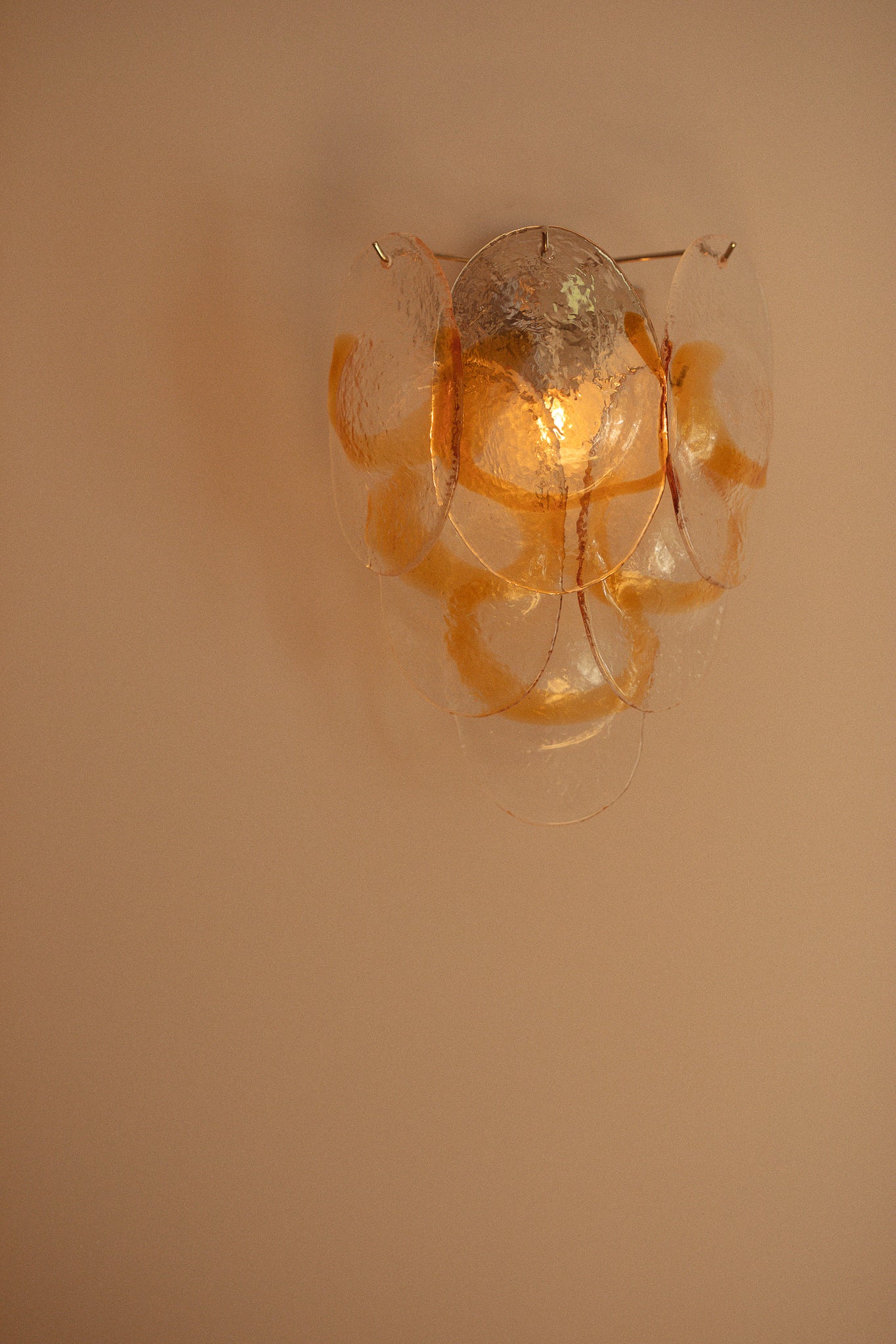wall light Celeste amber - small
