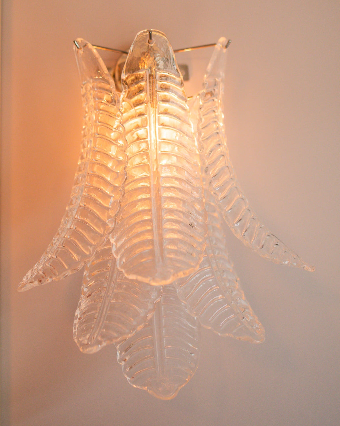 wall light Whirl transparant - small