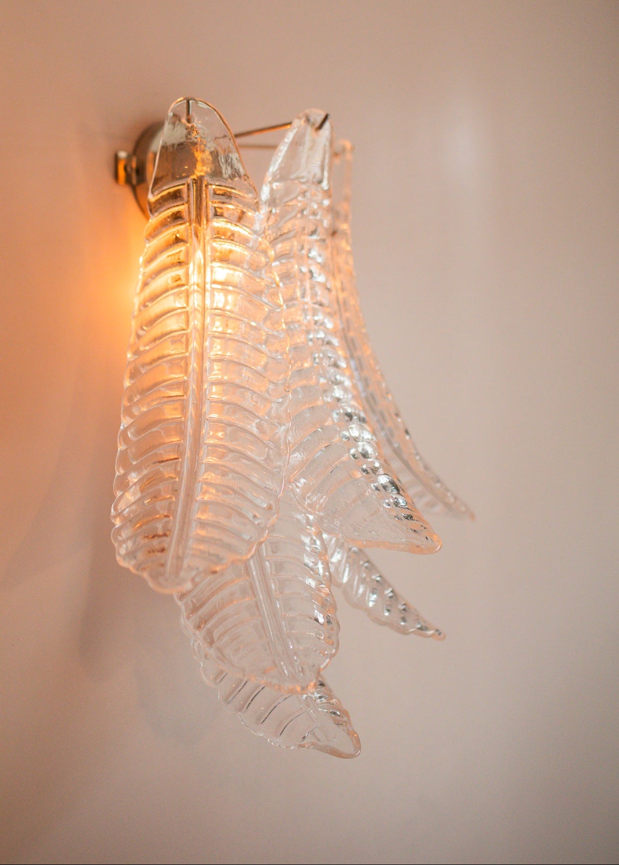 wall light Whirl transparant - small