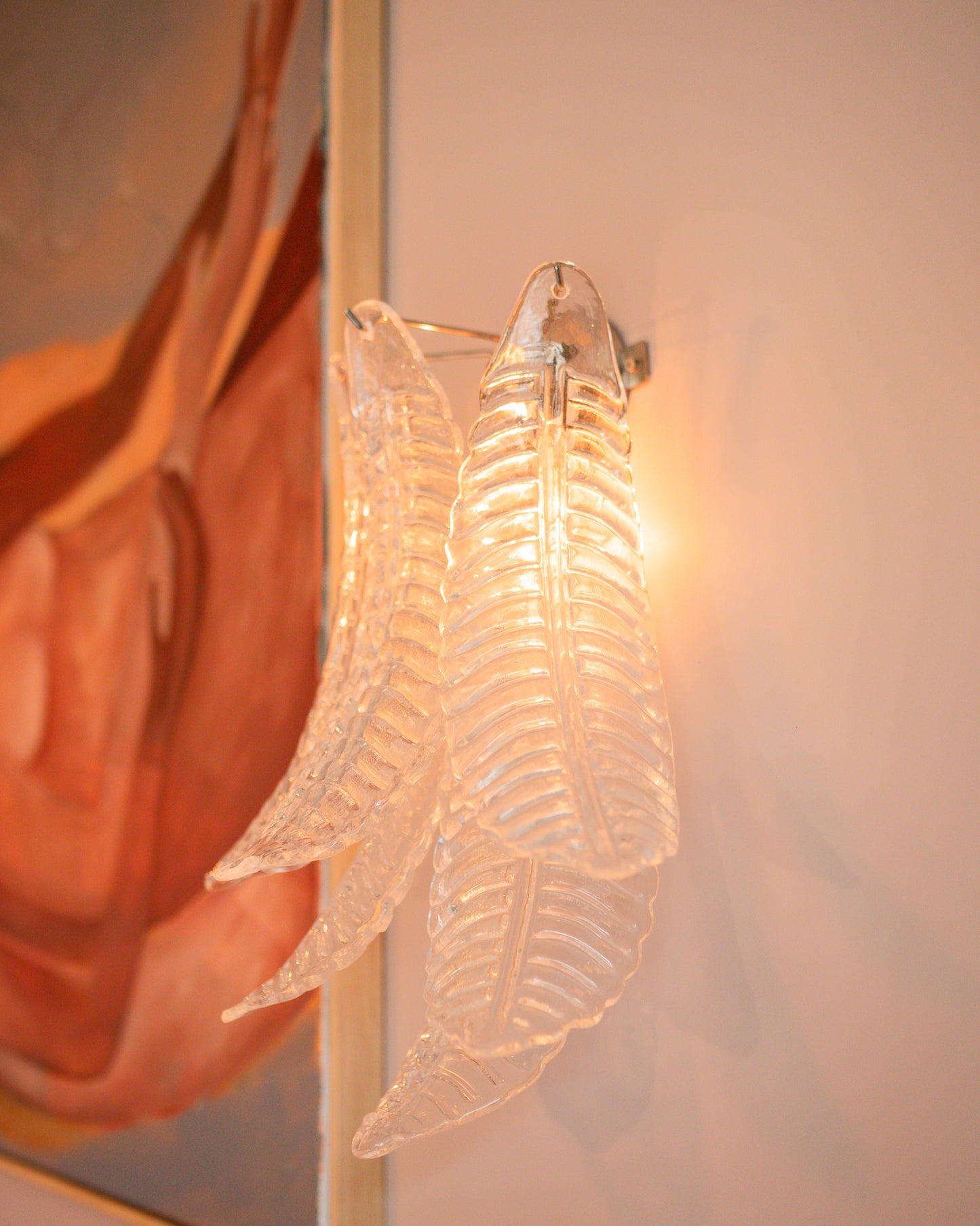 wall light Whirl transparant - small