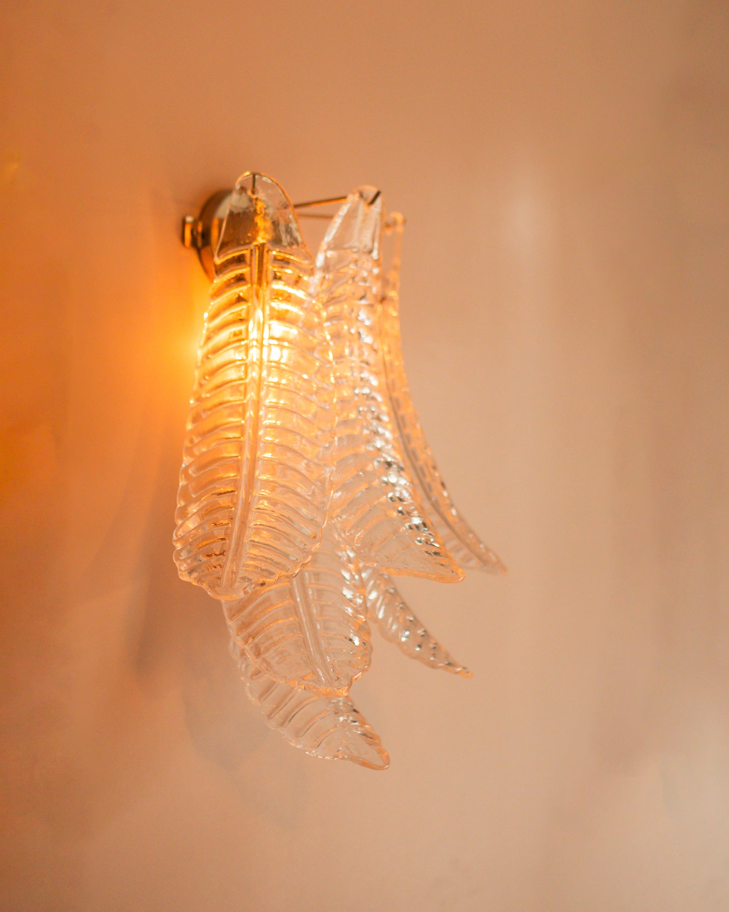 wall light Whirl transparant - small