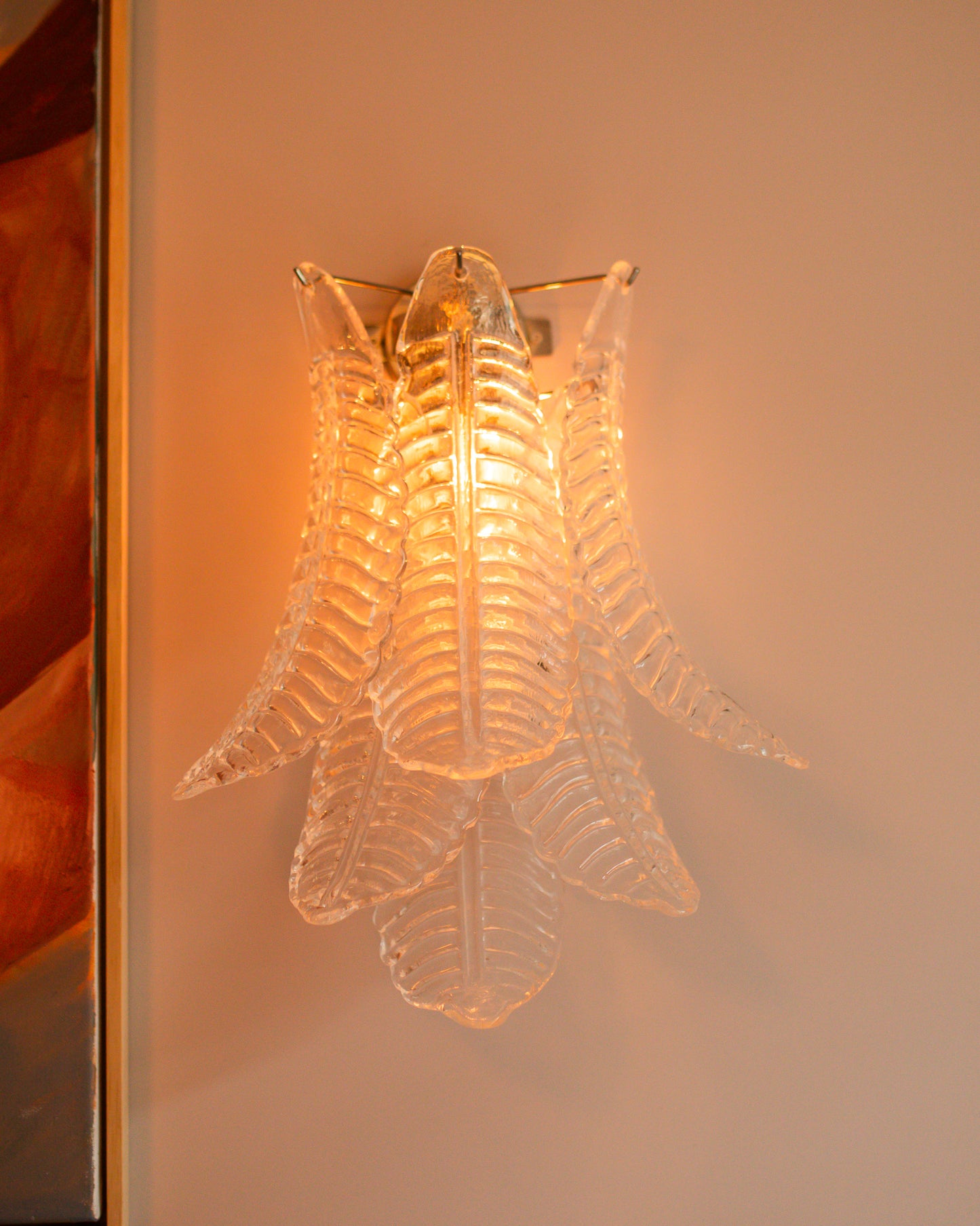 wall light Whirl transparant - small